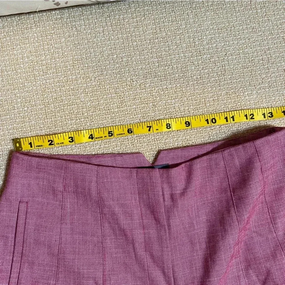 Worthington Straight Leg High Waisted Dress Pant in Pink Women’s 2 - Picture 7 of 7